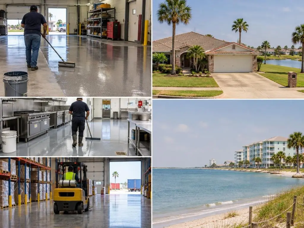 Commercial & Shop Floor Epoxy in Brownsville, TX