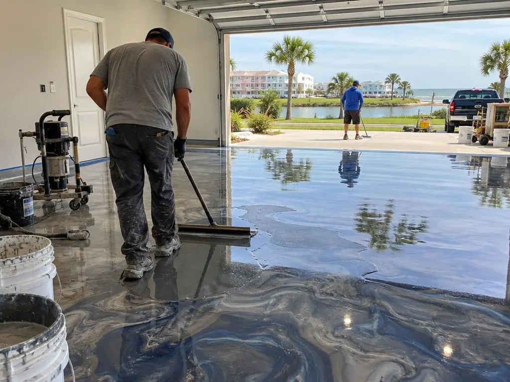 Metallic Epoxy Floors in Brownsville, TX